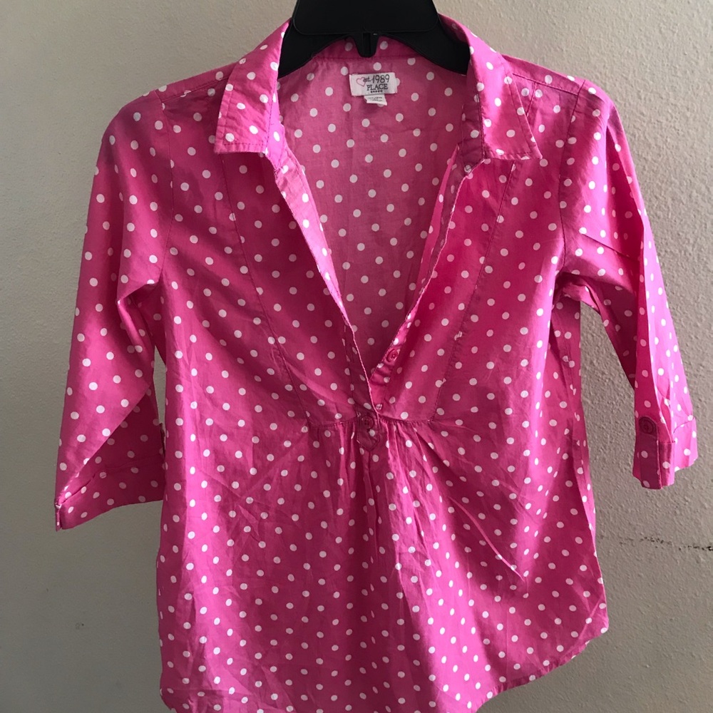 1899 Place Lady’s Polka Dot Shirt